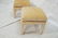 Pr Upholstered Stools Benches. Parson style stool - 3