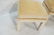 Pr Upholstered Stools Benches. Parson style stool - 5