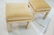 Pr Upholstered Stools Benches. Parson style stool - 6