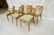 Set 6 Blond Wood Dining Chairs. Slat backs. Edmun - 2