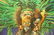 A. TZAPOFF Mexican Oil on Board Painting. Heavily - 3