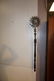 Pr Metal Sun Face Wall Sconces. Black painted spi - 3