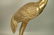 Large Standing Figural Brass Crane Bird Sculpture - 3