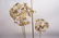 Brutalist Metal Pom Pom Flower Table Sculpture. F - 3