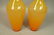 Pr Modernist Art Glass Stoppered Bottles. Amber G - 4