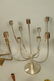 Lot 5 Metal Candle Sticks Candelabra. Modernist. - 5