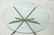 LEON PACE Glass Top Coffee Table. Brushed Metal C - 2