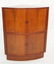 Rosewood Corner Bar Cabinet. Two levels with tambour