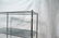 Chrome Faux Bamboo Etagere Shelf Unit. Smoked Gla - 2