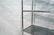 Chrome Faux Bamboo Etagere Shelf Unit. Smoked Gla - 4