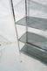 Chrome Faux Bamboo Etagere Shelf Unit. Smoked Gla - 7
