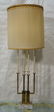 Tall PARZINGER style Four Arm Table Lamp. Thin br - 2