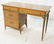 Modernist Walnut Desk. Two Caned front drawers. M