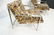 Pr Chrome MILO BAUGHMAN style Arm Lounge Chairs. - 2
