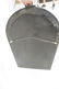 KARL SPRINGER style Lacquered Gray Arched Mirror. - 6