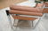 Pr MILO BAUGHMAN Lounge Chairs. Chrome Frame. Pat - 3