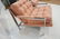 Pr MILO BAUGHMAN Lounge Chairs. Chrome Frame. Pat - 5