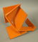 Orange painted JIM TODD Industrial Metal Sculptur