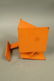 Orange painted JIM TODD Industrial Metal Sculptur - 3