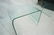 Pr Slumped Glass Side Tables. 1/4" thick glass. - 4