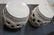Pr Ceramic Large Drum form Garden Seats Stools. C - 5