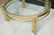 MASTERCRAFT Modernist Metal Gold Glass Top Cocktail - 5