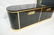 Black Lacquer Bowed Side MASTERCRAFT style Creden - 4