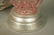 2pcs Pale Pink Murano Art Glass Table Lamps. Both - 9