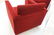 Pr Red mohair Cube Lounge Chairs. Milo Baughman style - 6