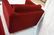 Pr Red mohair Cube Lounge Chairs. Milo Baughman style - 7
