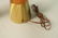 Pr American Modern Walnut & Brass Table Lamps TONY PAUL - 6