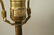 Pr American Modern Walnut & Brass Table Lamps TONY PAUL - 8