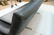 2pc Black Vinyl Sofa & Lounge Chair. Chrome pedes - 6