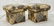 Pr ZACARONI for SCHAFER Cushion Top Stools. Pebbl
