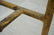 Gilt metal faux bamboo towel rack. Gold painted m - 7