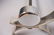 Pr Chromed Steel DONALD DESKEY Andirons. Moderni - 6