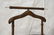 Italian Wood Faux Bamboo Rush Seat Folding Travel - 2