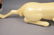 Figural Gazelle Sculpture. Cream paint finish. - 10