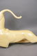 Figural Gazelle Sculpture. Cream paint finish. - 3
