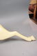 Figural Gazelle Sculpture. Cream paint finish. - 4
