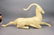Figural Gazelle Sculpture. Cream paint finish. - 7