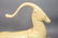 Figural Gazelle Sculpture. Cream paint finish. - 8