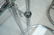 Pr EILEEN GRAY style Chrome Side Tables. Smoked G - 5