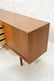 Norway Teak Long Credenza. Raised on Tapered legs - 4
