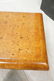 Burled Wood Thick Top Cocktail Coffee Table. Low - 3