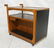 Danish Modern Teak Bar Cart with Lower shelves an