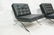 Pair Italian Chrome Barcelona Style Chairs. Blac - 2
