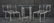 5pc Lucite Dinette Set. Chrome lucite and Glass.