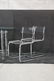 5pc Lucite Dinette Set. Chrome lucite and Glass. - 2