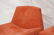 Pr Red Ultra suede Swivel Lounge Chairs. Chrome P - 5